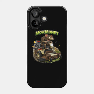 Mow Money – Lawn Care Hustle Rat Phone Case