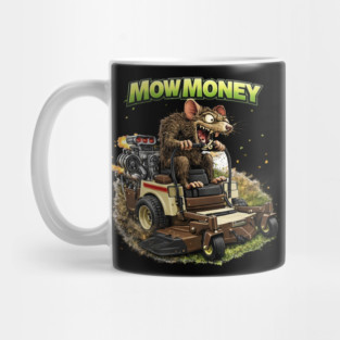 Mow Money – Lawn Care Hustle Rat Mug