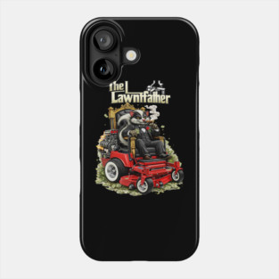 The Lawnfather – Funny Landscaping Mafia Lawn Care Shirt Phone Case