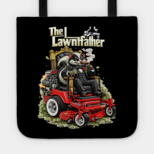 The Lawnfather – Funny Landscaping Mafia Lawn Care Shirt Tote
