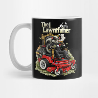 The Lawnfather – Funny Landscaping Mafia Lawn Care Shirt Mug