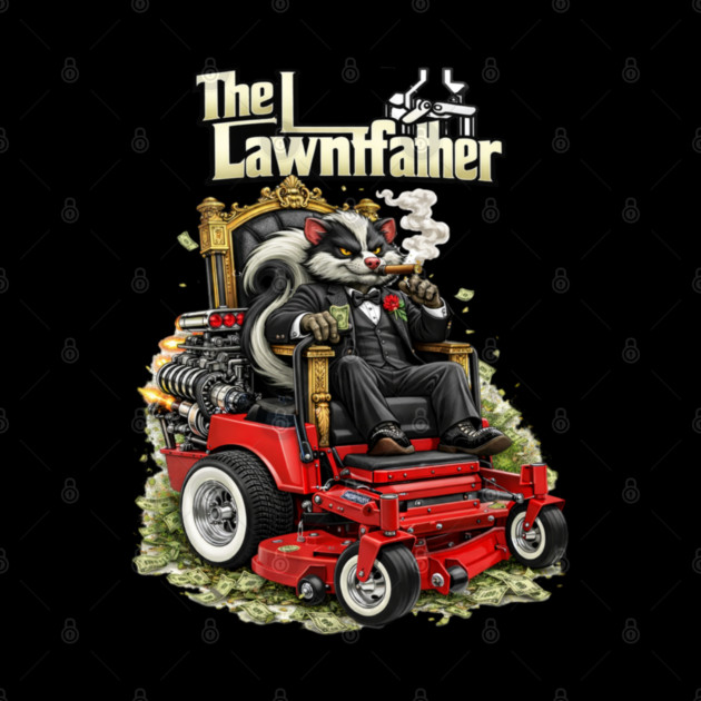 The Lawnfather – Funny Landscaping Mafia Lawn Care Shirt by CrazyGirl