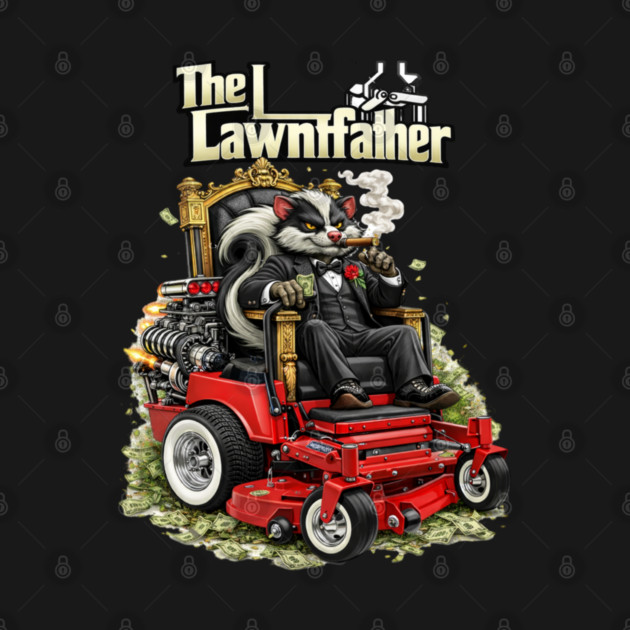 The Lawnfather – Funny Landscaping Mafia Lawn Care Shirt by CrazyGirl