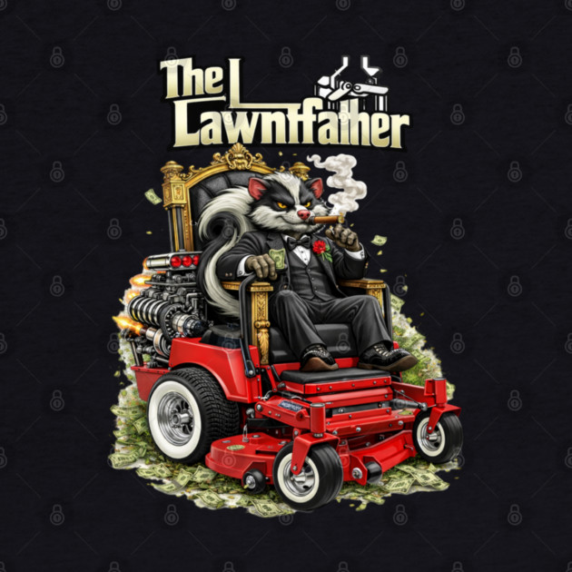 The Lawnfather – Funny Landscaping Mafia Lawn Care Shirt by CrazyGirl