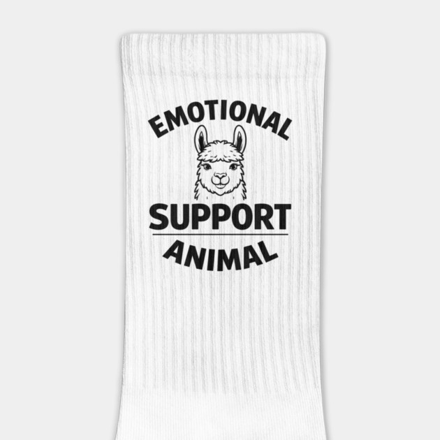 Funny Alpaca Emotional Support Animal Lover Quote by shirtlux
