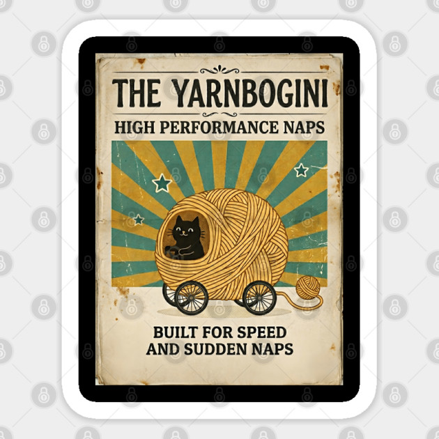 THE YARNBOGINI Sticker by Cataura
