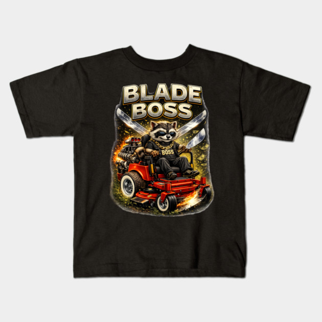 Blade Boss Kids T-Shirt by CrazyGirl