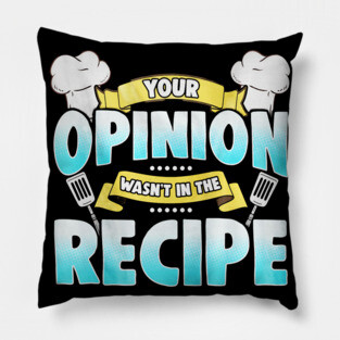 Funny Cooking Quote For Chef Pillow