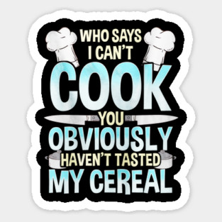 Funny Chef Gift Sticker