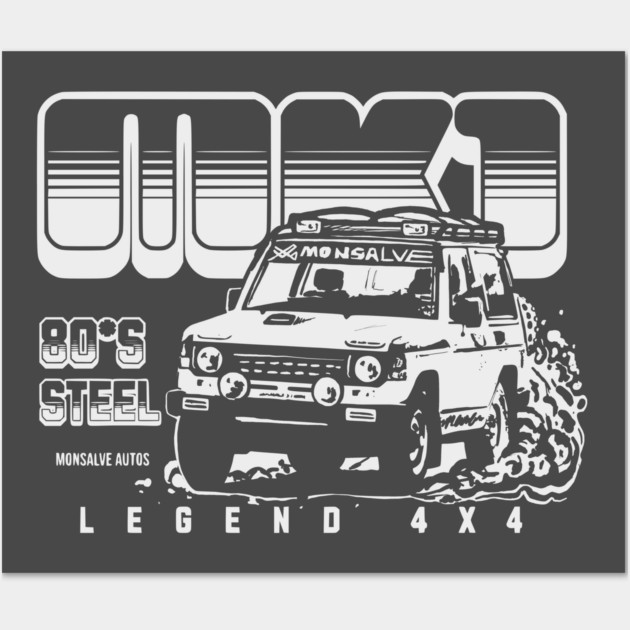 Mitsubishi Montero MK1 Wall Art by monsalveautos