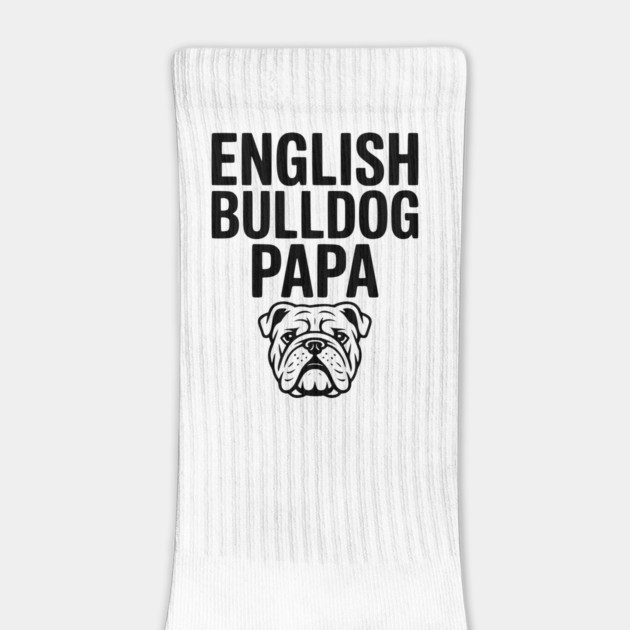 English Bulldog Papa by Frank Ring