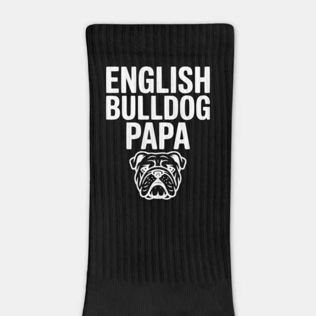 English Bulldog Papa by Frank Ring