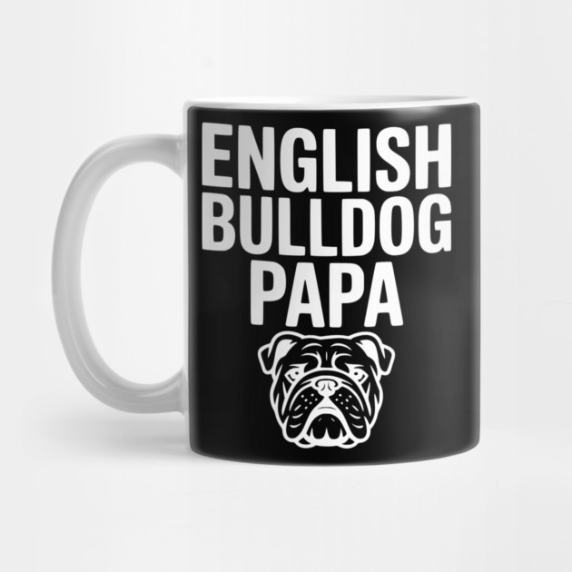 English Bulldog Papa by Frank Ring