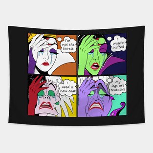 Villain World Problems Tapestry