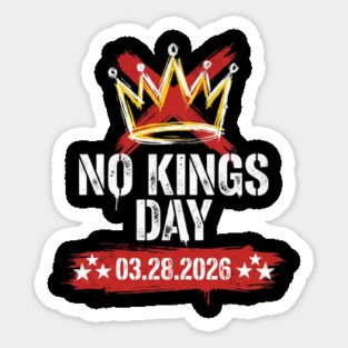 no-kings-march-2026 Sticker