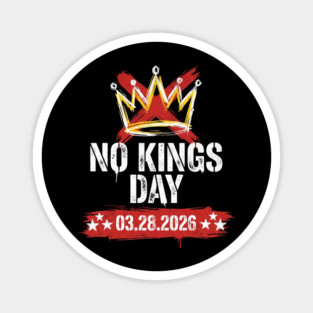no-kings-march-2026 Magnet