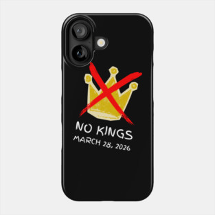 no-kings-march-2026 Phone Case