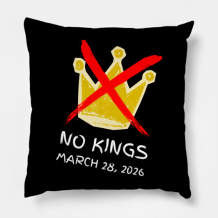 no-kings-march-2026 Pillow