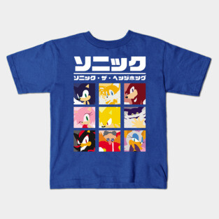 Japanese Sonic The Hedgehog Kids T-Shirt