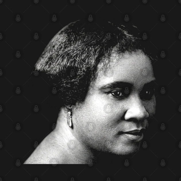 Madam C.J. Walker Black History Entrepreneur Portrait by UrbanLifeApparel