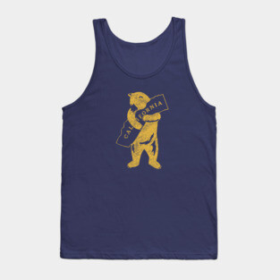 California bear (yellow) Tank Top