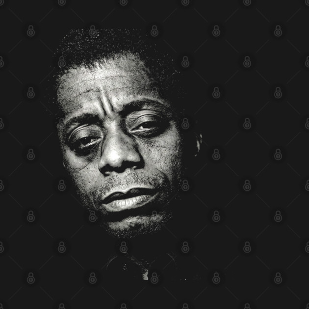 James Baldwin Black History Author Portrait Design by UrbanLifeApparel