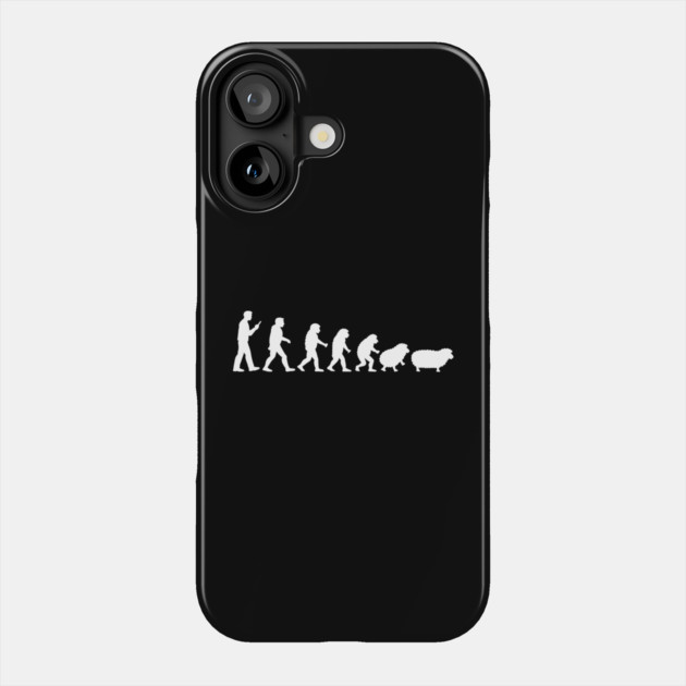 Human Evolution Back to Sheep Anti Establishment Satire Phone Case by Anticorporati
