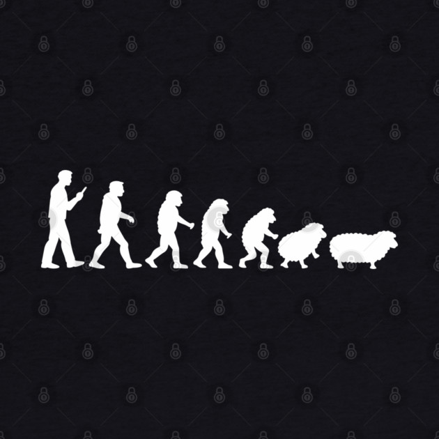 Human Evolution Back to Sheep Anti Establishment Satire by Anticorporati