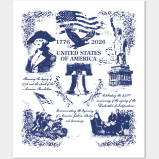 250th Anniversary USA Posters and Art