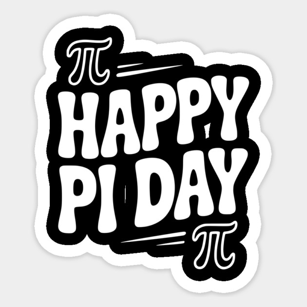Happy Pi Day Sticker by Frank Ring