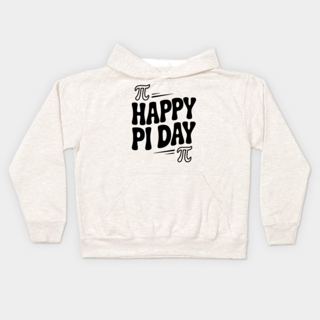 Happy Pi Day Kids Hoodie by Frank Ring