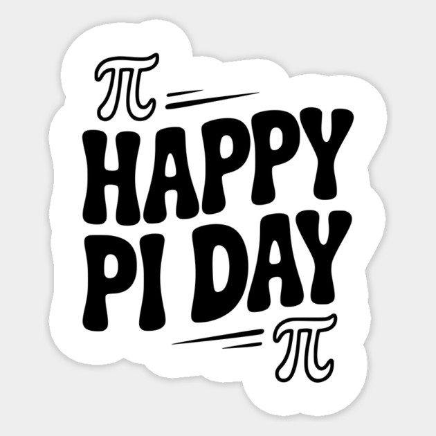 Happy Pi Day Sticker by Frank Ring