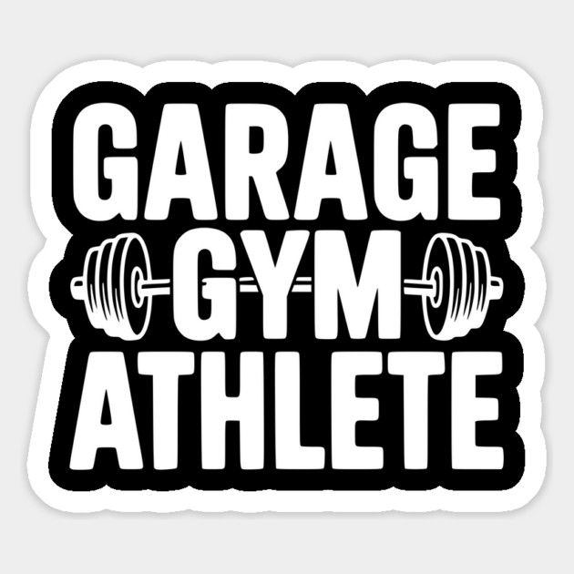 Garage Gym Athlete Magnet by Frank Ring