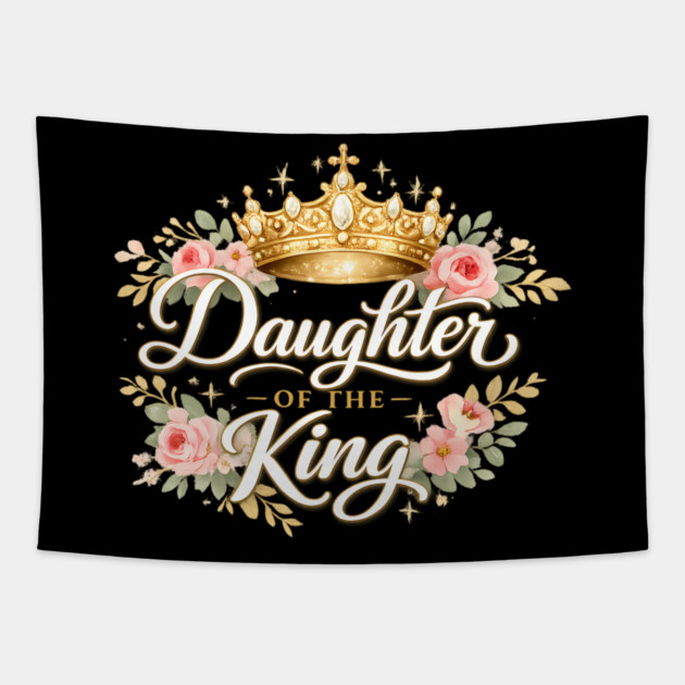 Daughter of the King Christian Gift Tapestry by Francisca's Store