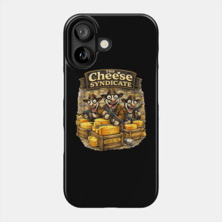 The Cheese Syndicate – Wisconsin Gangster Cows Phone Case
