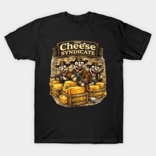 The Cheese Syndicate – Wisconsin Gangster Cows T-Shirt