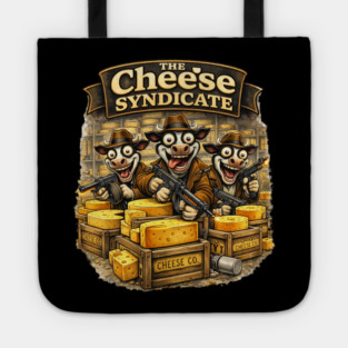 The Cheese Syndicate – Wisconsin Gangster Cows Tote