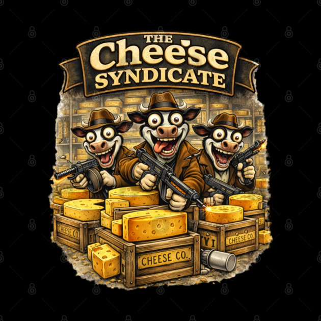 The Cheese Syndicate – Wisconsin Gangster Cows by CrazyGirl