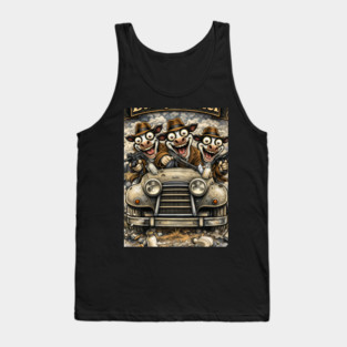 The Dairy Cartel – Wisconsin Gangster Cow Mafia Tank Top