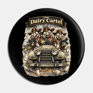 The Dairy Cartel – Wisconsin Gangster Cow Mafia Pin