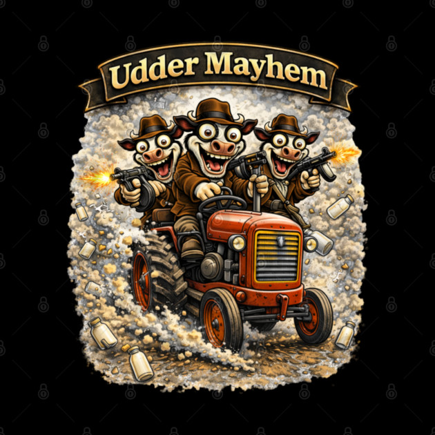 Udder Mayhem – Wisconsin Gangland Tractor Crew by CrazyGirl