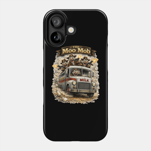 The Moo Mob Phone Case by CrazyGirl