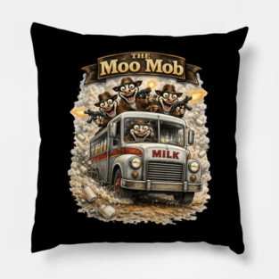 The Moo Mob Pillow
