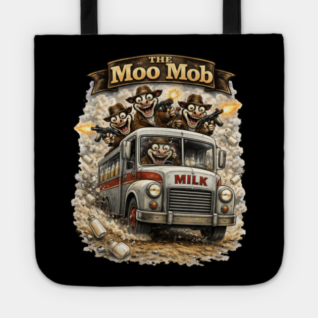 The Moo Mob Tote by CrazyGirl