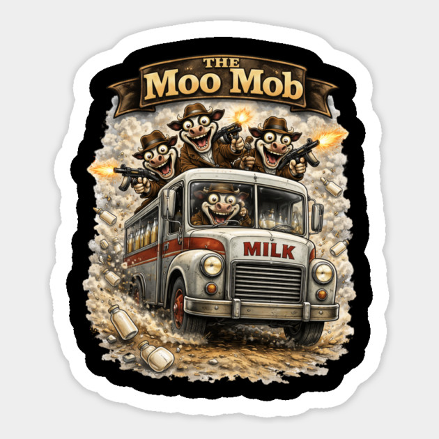 The Moo Mob Magnet by CrazyGirl