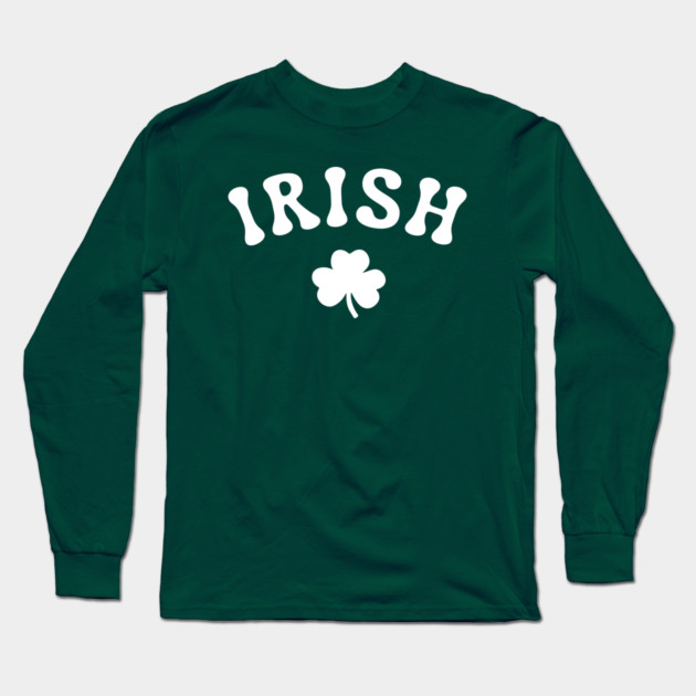 irish Long Sleeve T-Shirt by Creatifly Graphic Tees