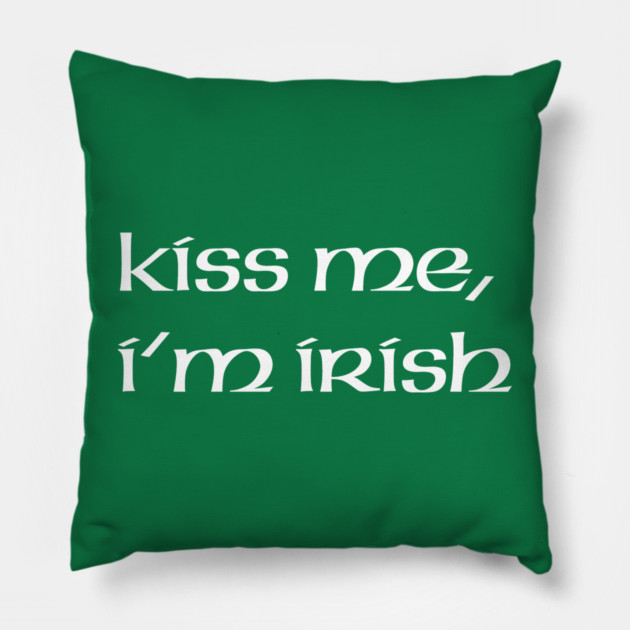 irish-girl Pillow by Creatifly Graphic Tees