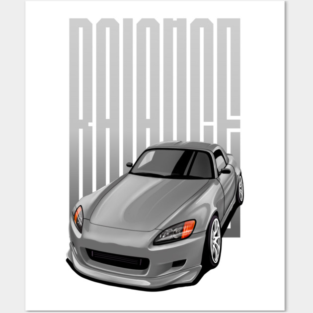 Honda S2000 Racing Wall Art by monsalveautos