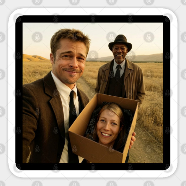 What's In The Box? Sticker by Litehouse Tees