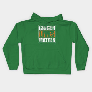 Ginger Lives Matter Kids Hoodie
